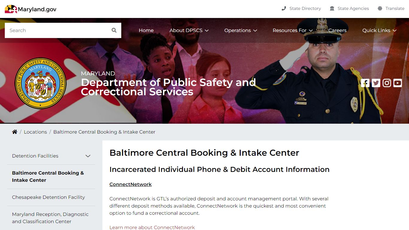 DPSCS - Baltimore Central Booking & Intake Center